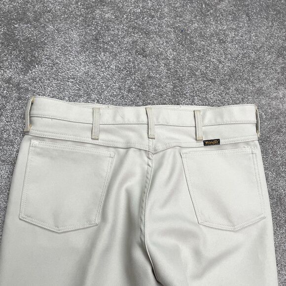 Wrangler Vintage 80's 82RPT Cropped Western Dress Pants Mens 36x25 Gray Straight - Picture 3 of 16